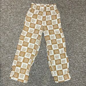 Boho Elastic Waste Flowy Women’s Pants